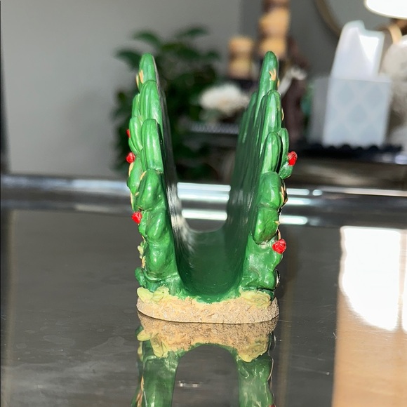Festive Green Cactus Napkin Holder - Picture 3 of 11